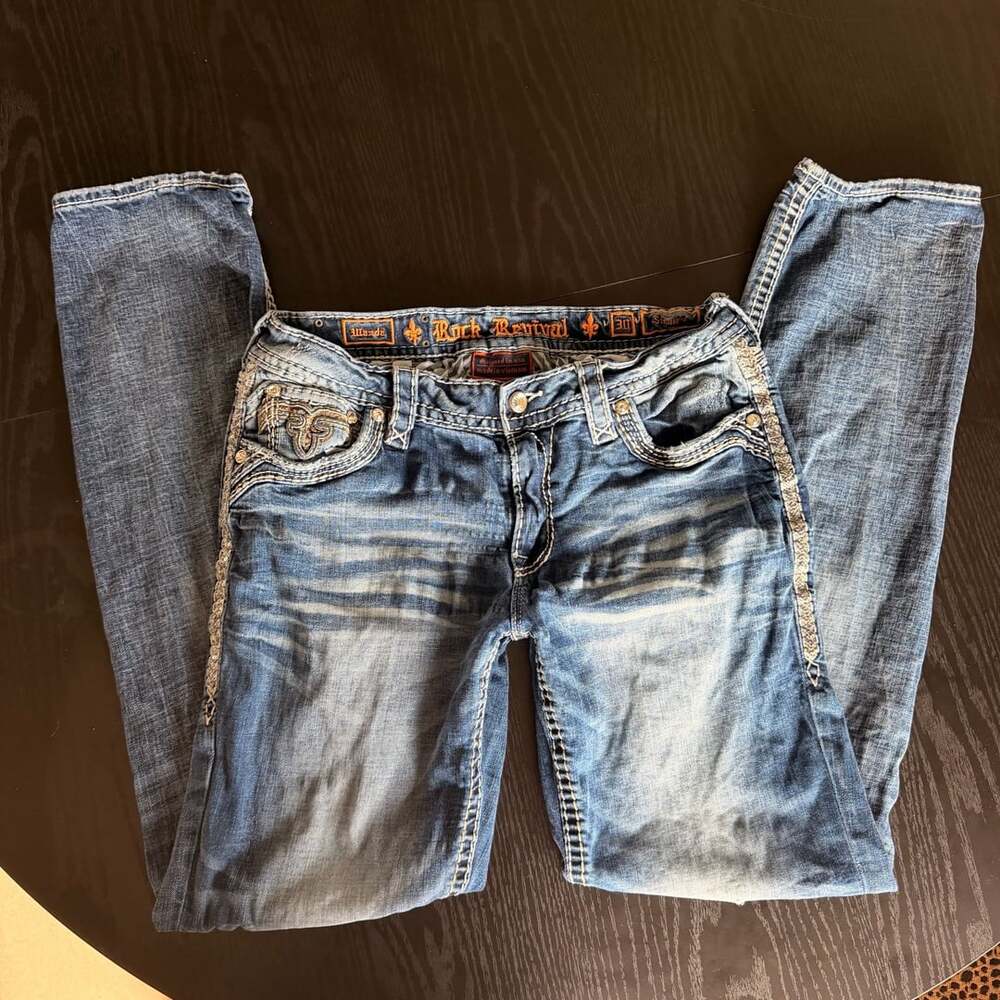 Rock Revival Manda Straight Jeans Size 30